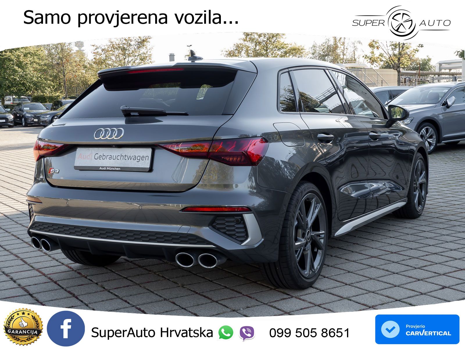 Audi S3 2.0 TFSI (310 KS) quattro S tronic LED+GR SJED+ACC