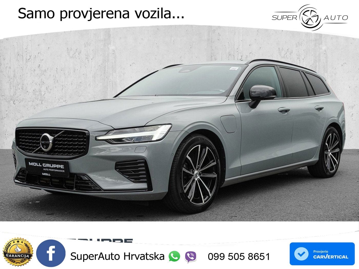 Volvo V60 2.0 T8 AWD Geartronic LED+GR SJED+ACC