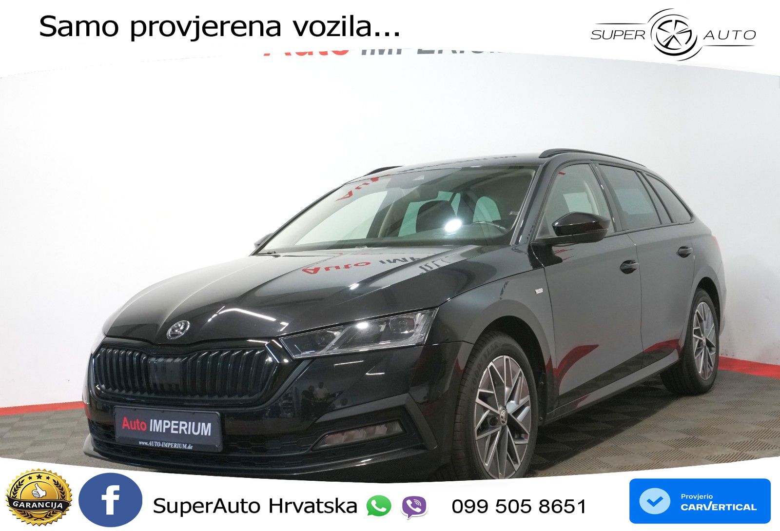 Škoda Octavia Combi 2.0 TDI (150 KS) 4x4 DSG LED+GR SJED+ACC