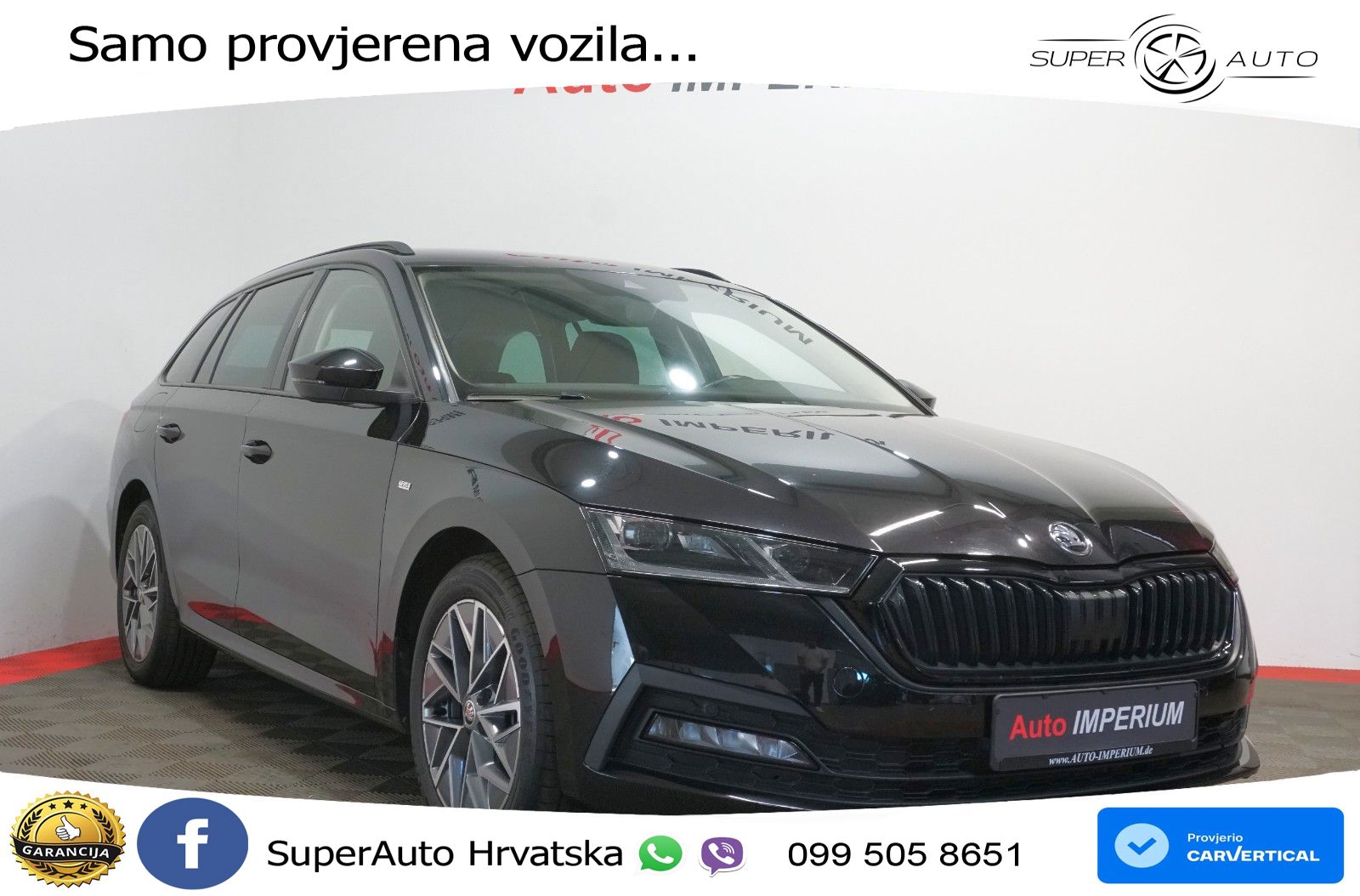 Škoda Octavia Combi 2.0 TDI (150 KS) 4x4 DSG LED+GR SJED+ACC