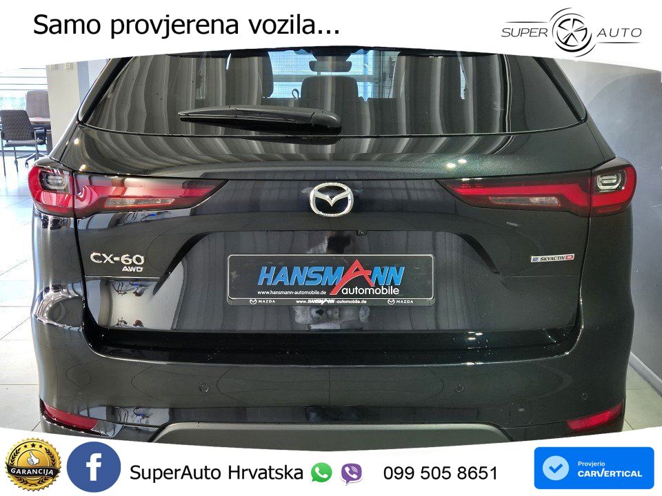Mazda CX-60 3.3 e-Skyactiv D (254 KS) AWD Automatic MATRIX+GR SJED+KAM