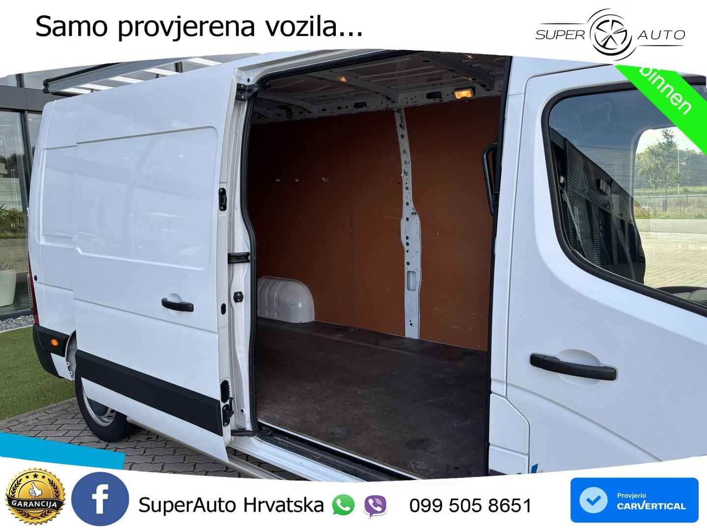Renault Master T35 150 L3H2 Imperiaal + Trekhaak Kasten 150 KS