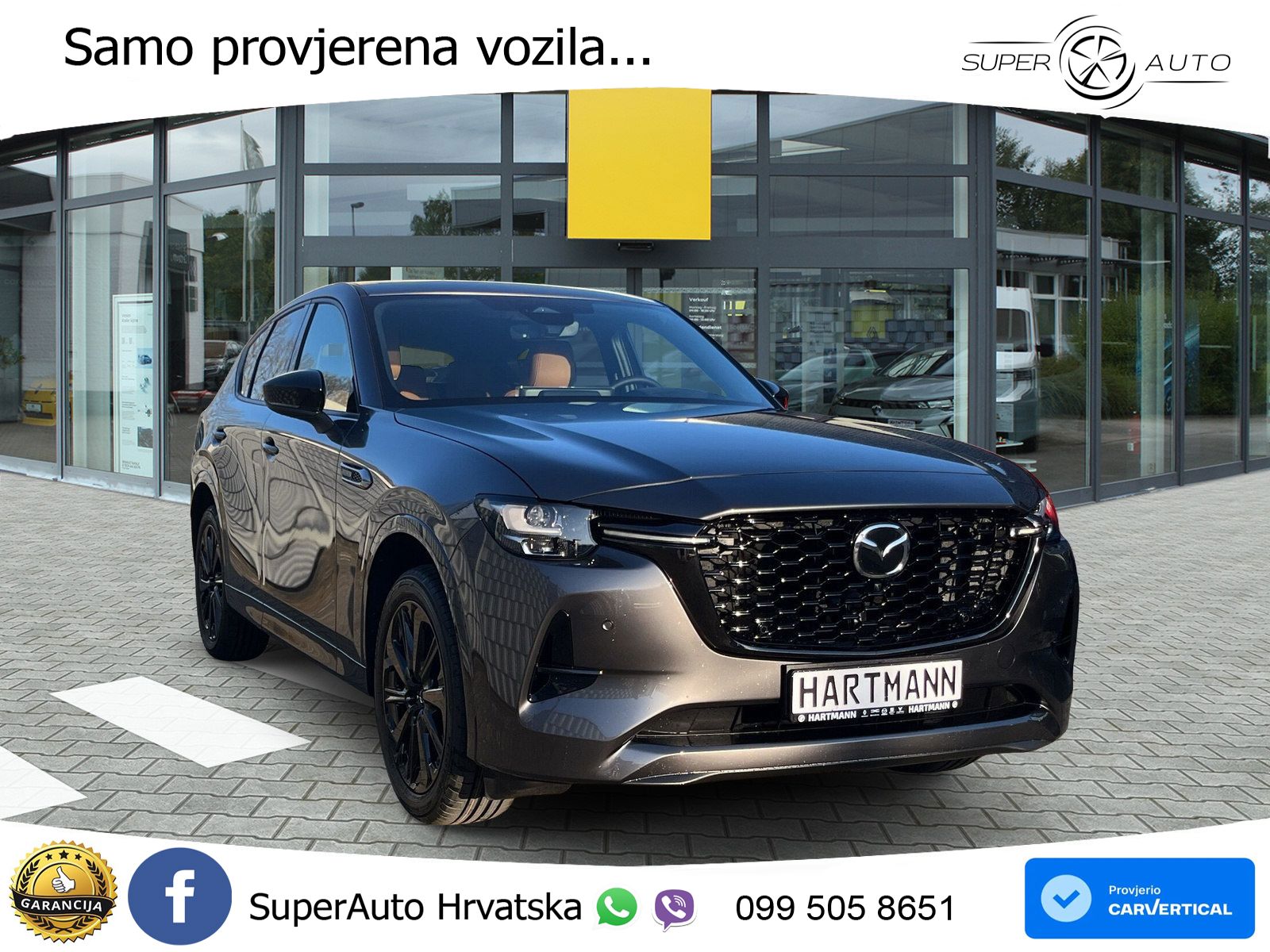 Mazda CX-60 3.3 e-Skyactiv D (254 KS) AWD Automatic ACC+HEAD+4xGR SJED+360+PANO