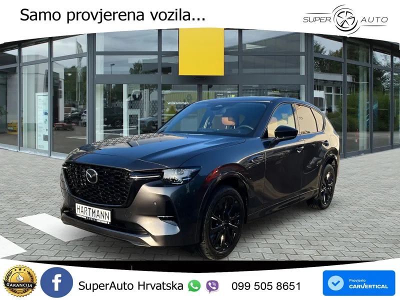 Mazda CX-60 3.3 e-Skyactiv D (254 KS) AWD Automatic ACC+HEAD+4xGR SJED+360+PANO