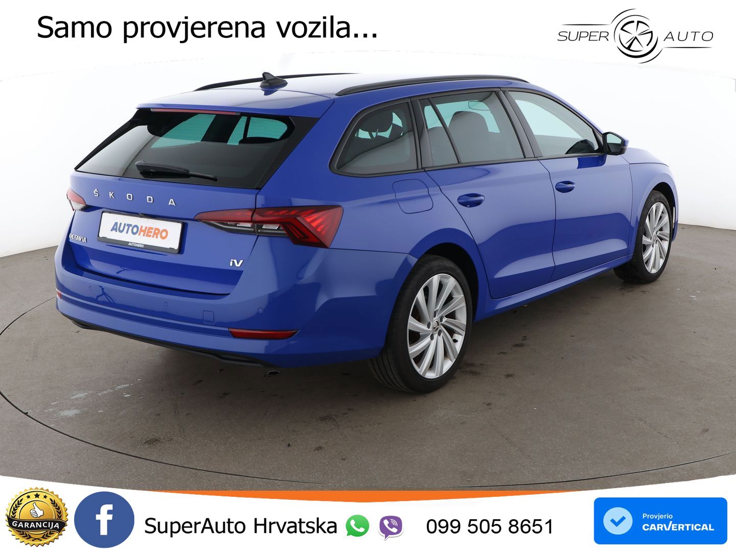 Škoda Octavia Combi iV 1.4 TSI (204 KS) DSG LED+GR SJED+ACC