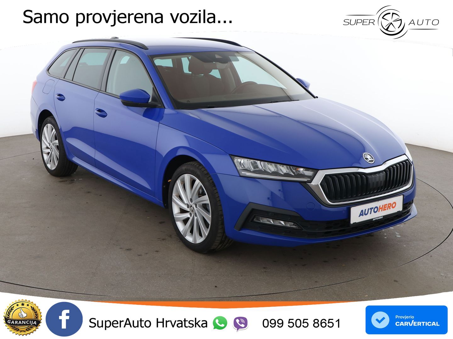 Škoda Octavia Combi iV 1.4 TSI (204 KS) DSG LED+GR SJED+ACC