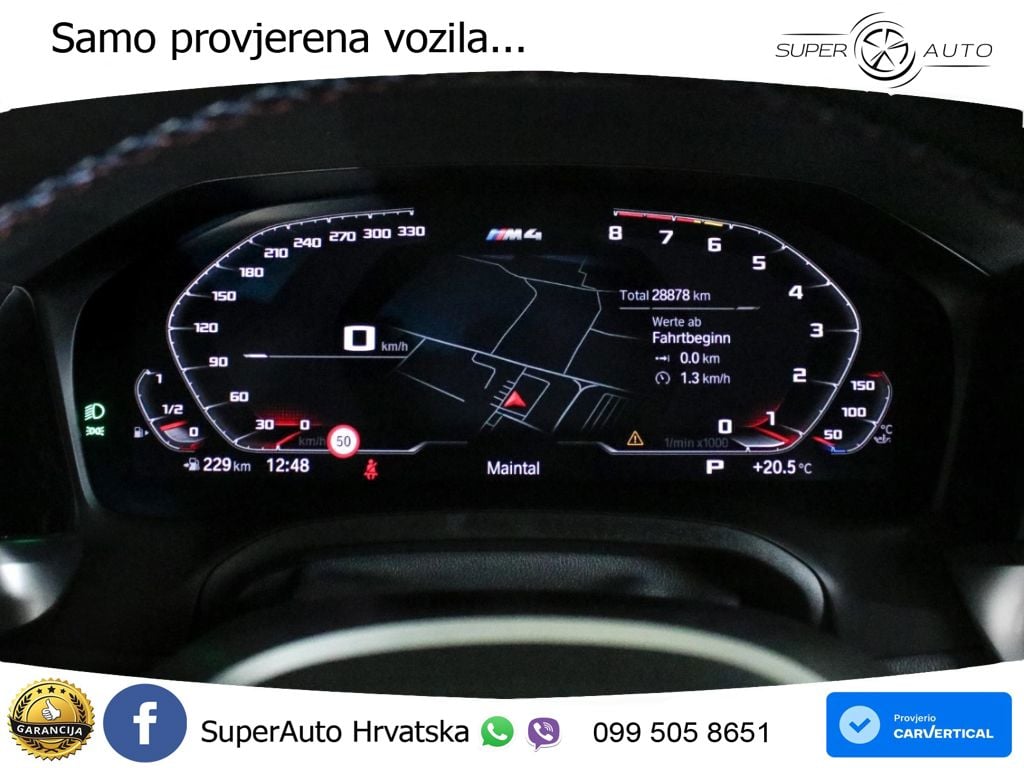 BMW M4 Competition 3.0 (510 KS) Steptronic