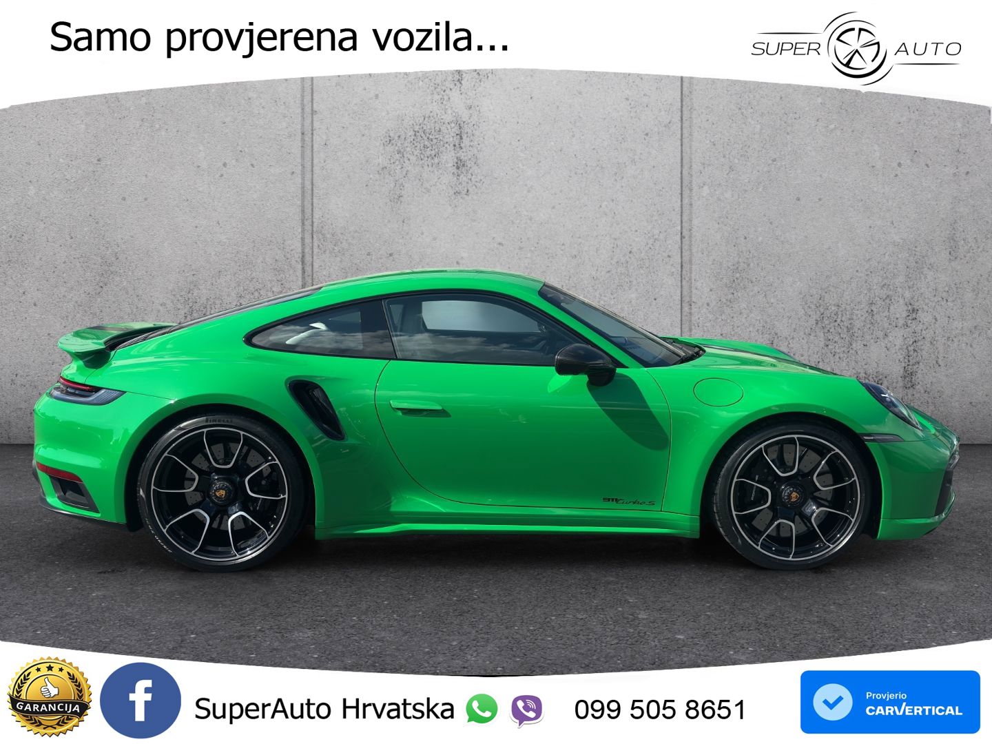 Porsche 911 Turbo S 3.8 (650 KS) PDK LED+GR SJED+ACC