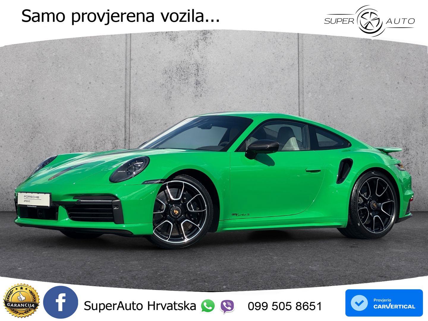 Porsche 911 Turbo S 3.8 (650 KS) PDK LED+GR SJED+ACC
