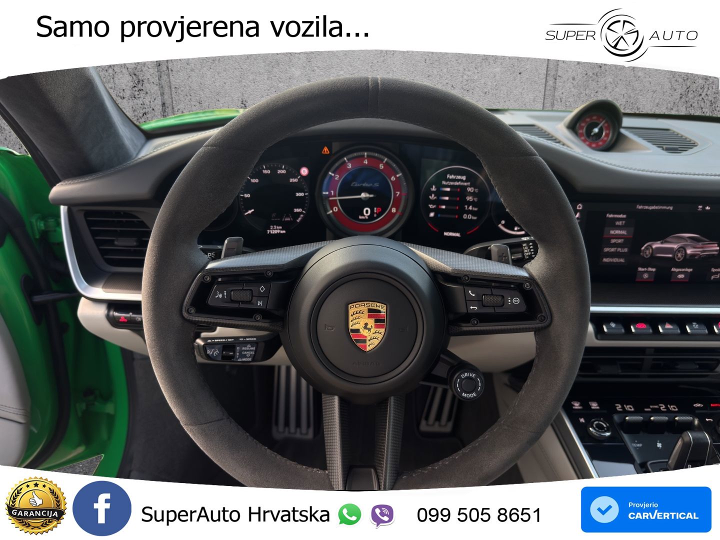 Porsche 911 Turbo S 3.8 (650 KS) PDK LED+GR SJED+ACC
