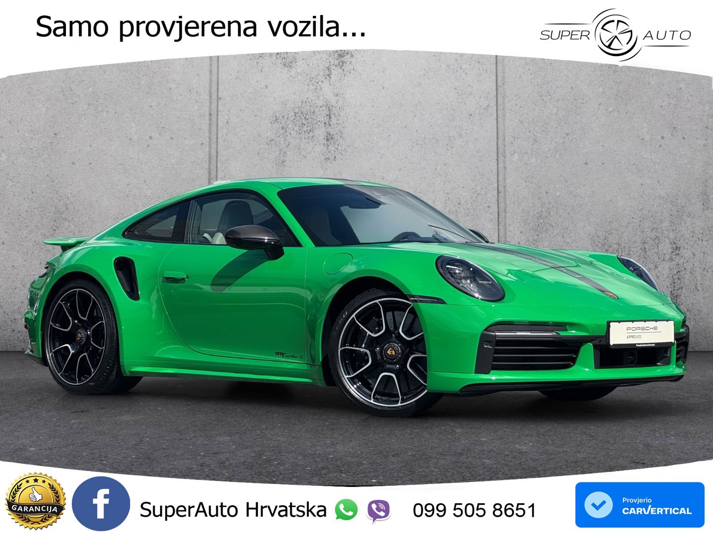 Porsche 911 Turbo S 3.8 (650 KS) PDK LED+GR SJED+ACC