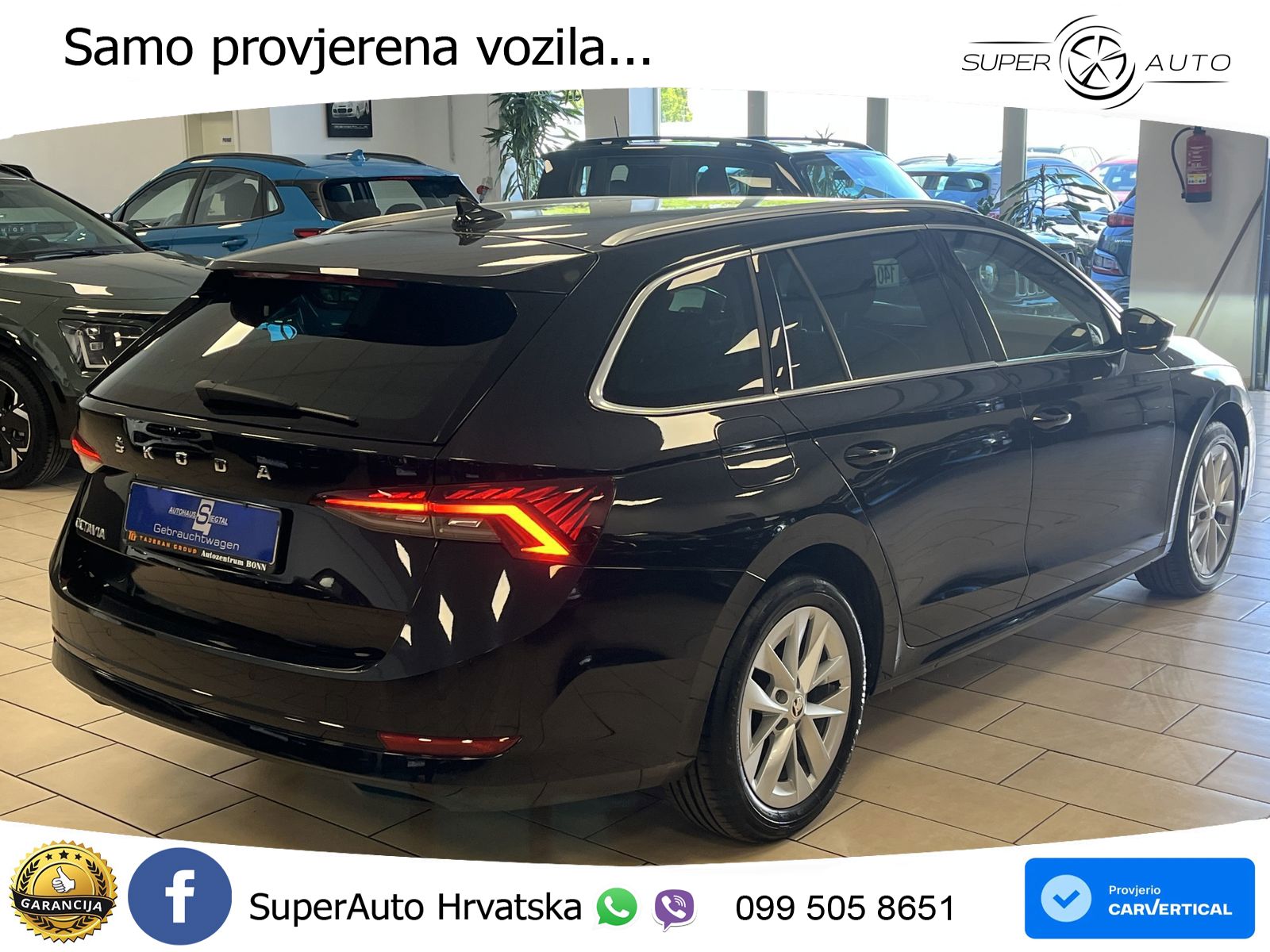 Škoda Octavia Combi 2.0 TDI (150 KS) DSG LED+GR SJED+ACC
