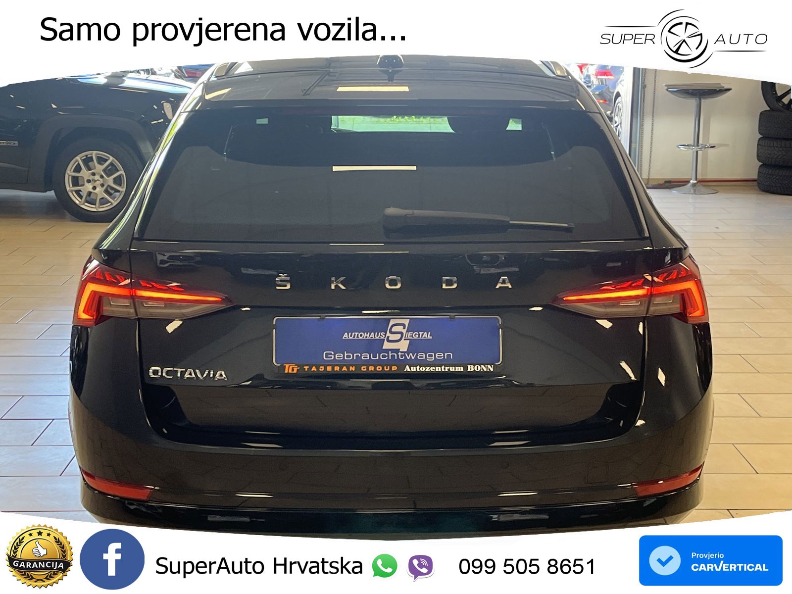 Škoda Octavia Combi 2.0 TDI (150 KS) DSG LED+GR SJED+ACC