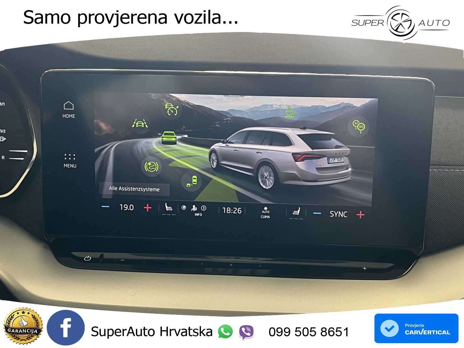 Škoda Octavia Combi 2.0 TDI (150 KS) DSG LED+GR SJED+ACC