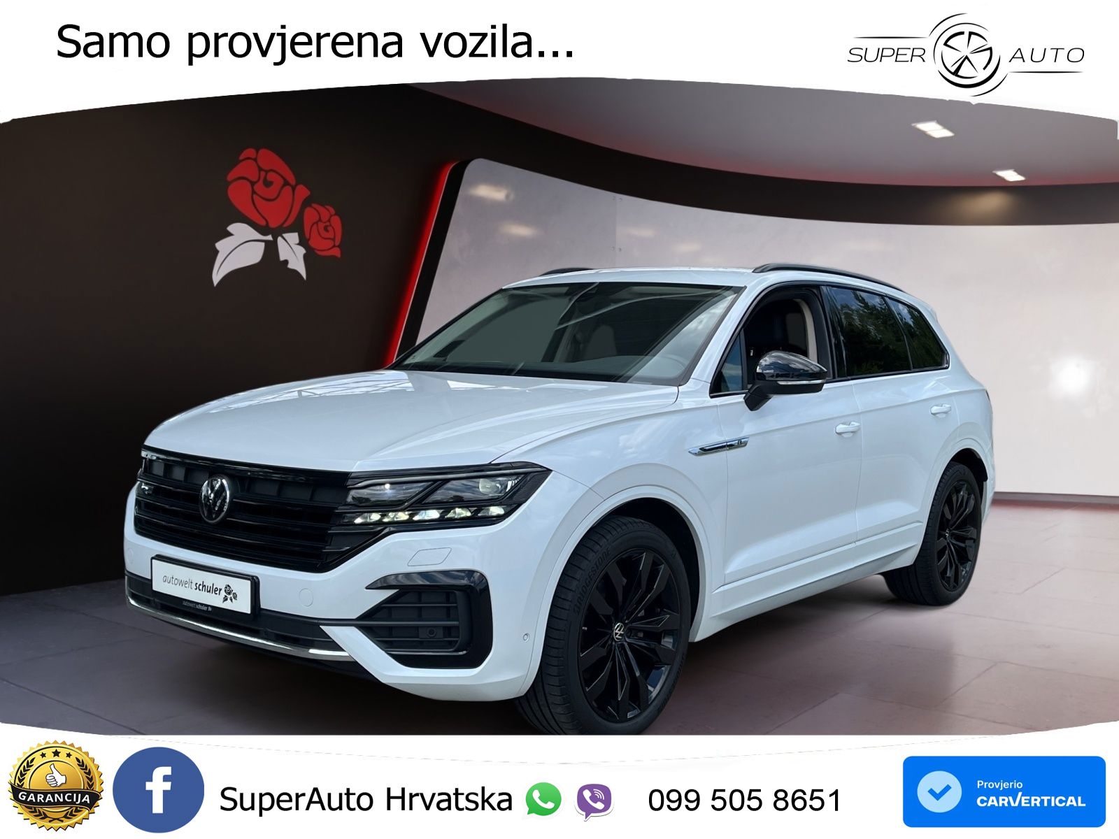 Volkswagen Touareg 3.0 V6 TDI (286 KS) 4MOTION Tiptronic R-Line ZRAČNI+ACC+4xGR SJED+KAM