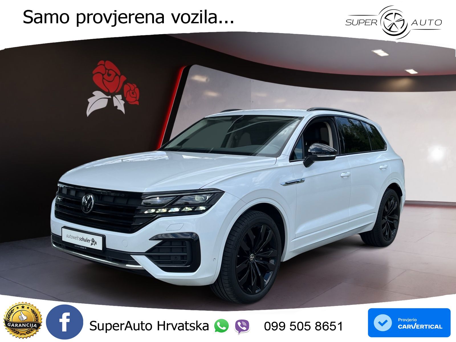 Volkswagen Touareg 3.0 V6 TDI (286 KS) 4MOTION Tiptronic R-Line ZRAČNI+ACC+4xGR SJED+KAM