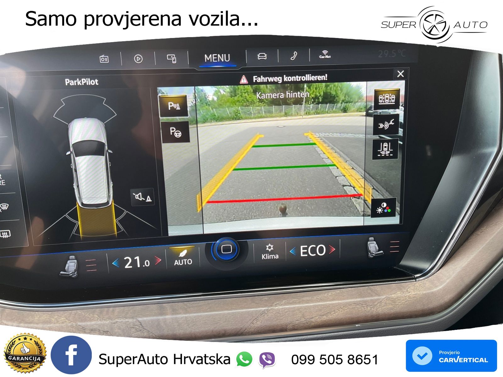 Volkswagen Touareg 3.0 V6 TDI (286 KS) 4MOTION Tiptronic R-Line ZRAČNI+ACC+4xGR SJED+KAM