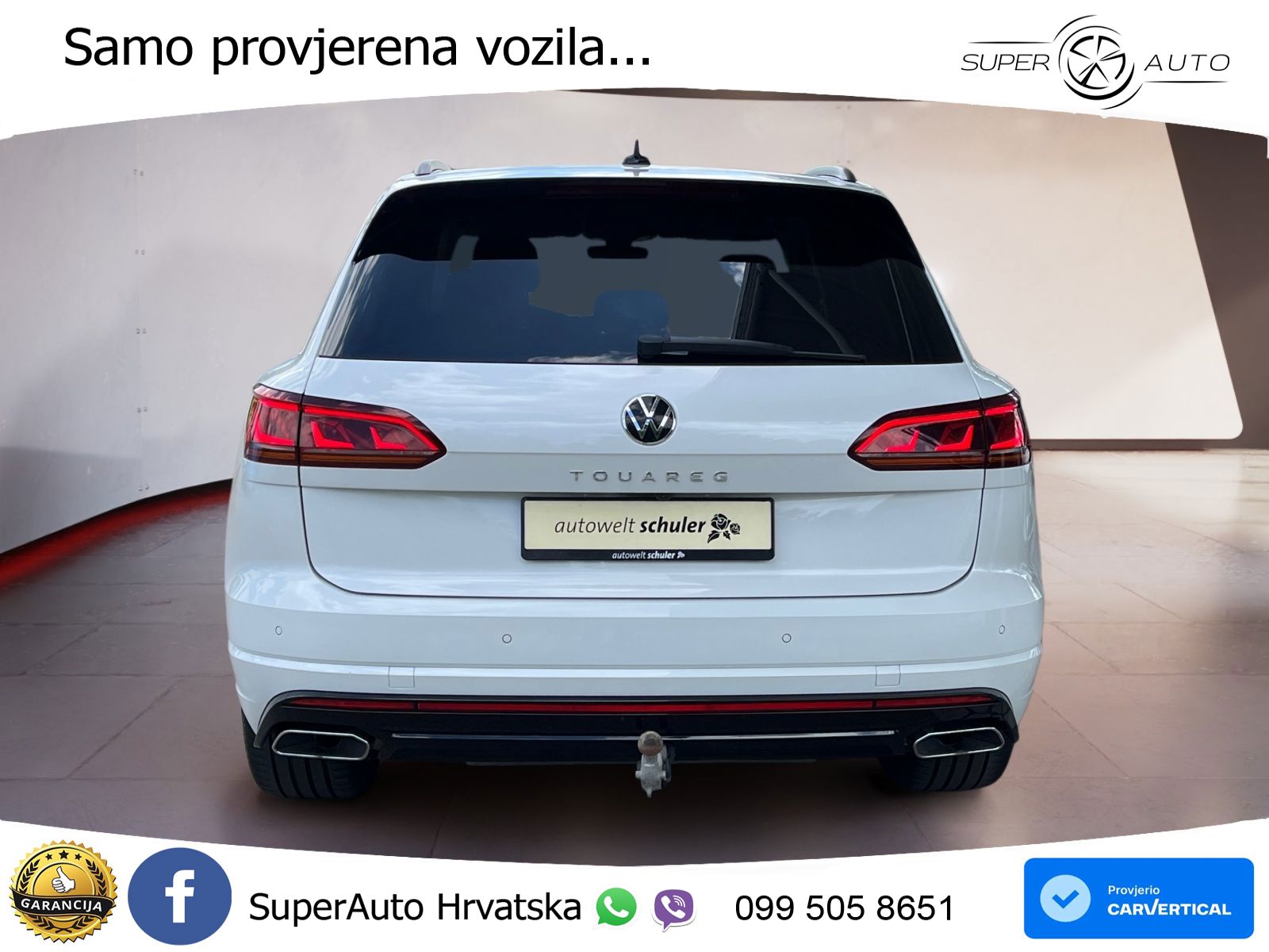 Volkswagen Touareg 3.0 V6 TDI (286 KS) 4MOTION Tiptronic R-Line ZRAČNI+ACC+4xGR SJED+KAM