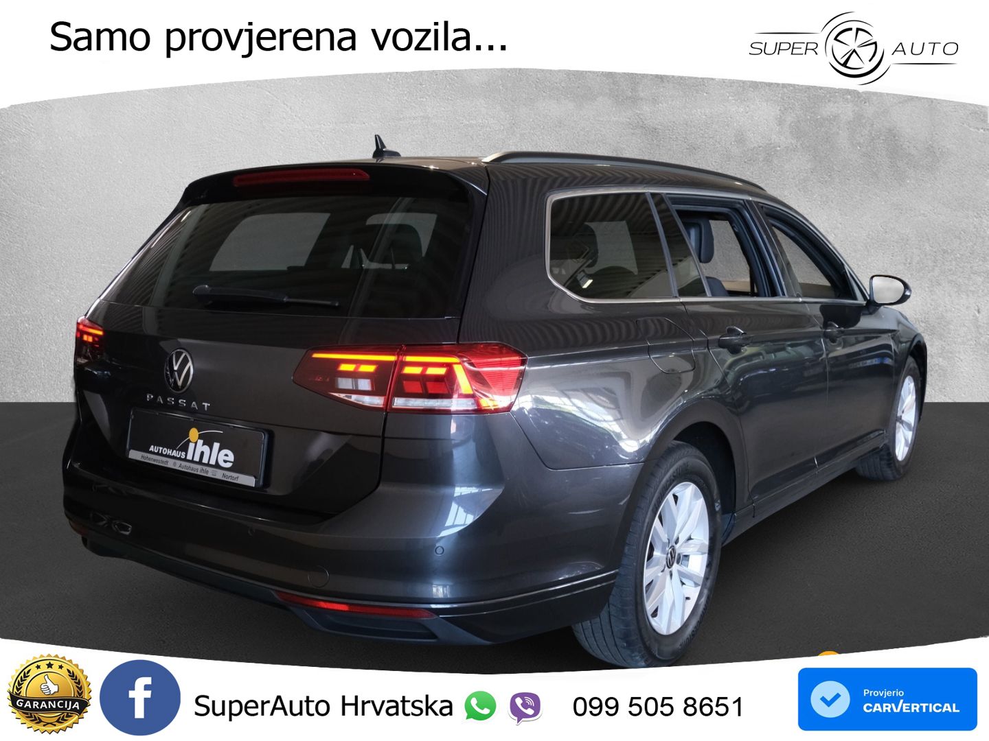 Volkswagen Passat Variant 2.0 TDI (150 KS) DSG Business LED+GR SJED+ACC