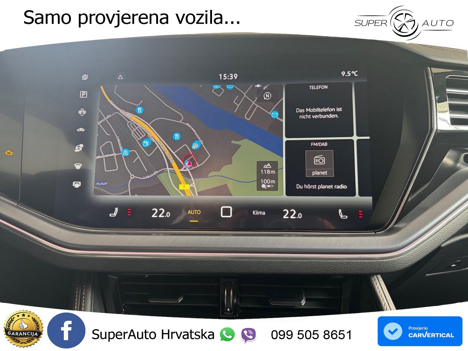 Volkswagen Touareg 3.0 V6 TDI (286 KS) 4MOTION Tiptronic ZRAČNI+ACC+4xGR SJED+KAM