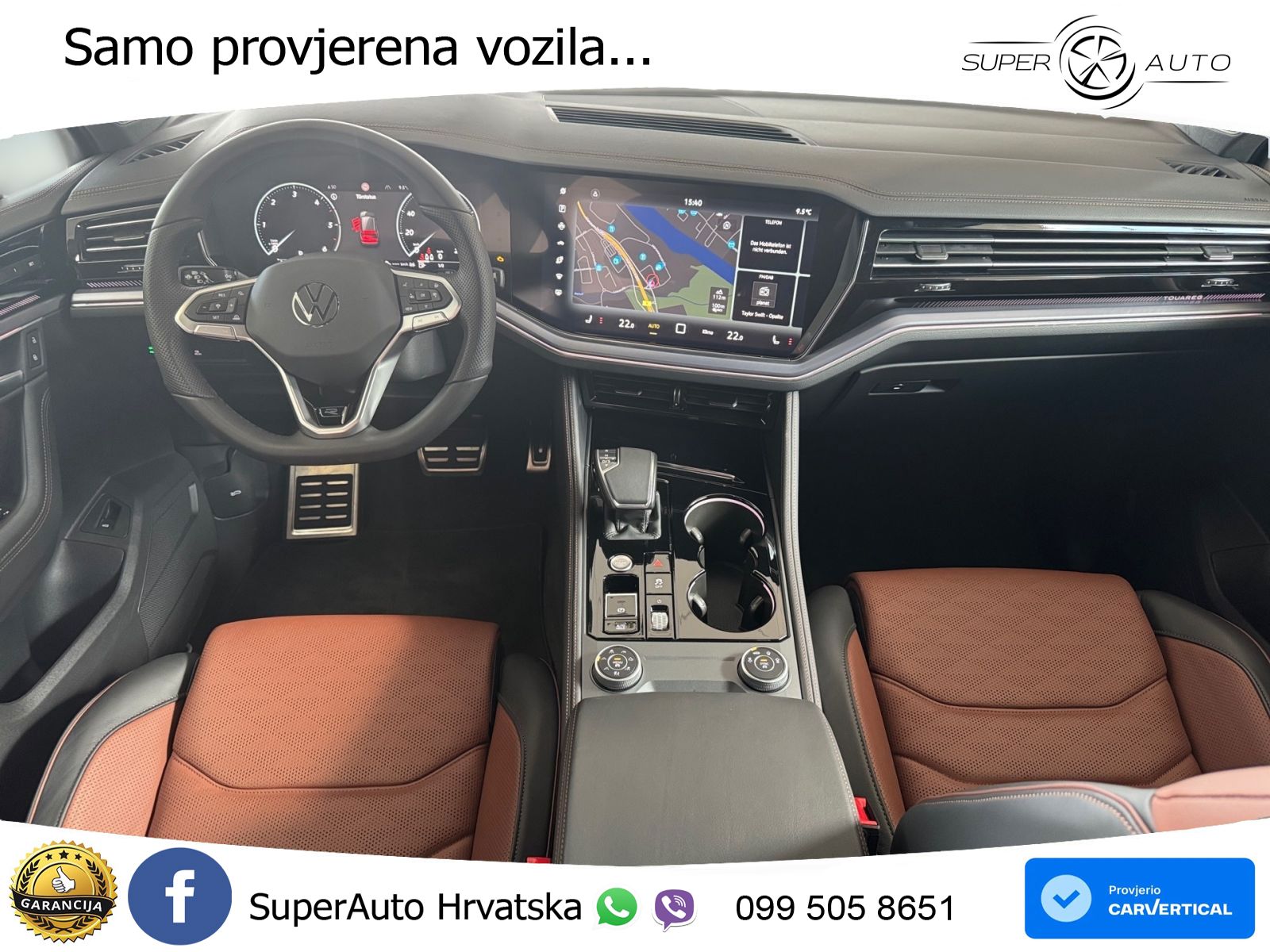 Volkswagen Touareg 3.0 V6 TDI (286 KS) 4MOTION Tiptronic ZRAČNI+ACC+4xGR SJED+KAM