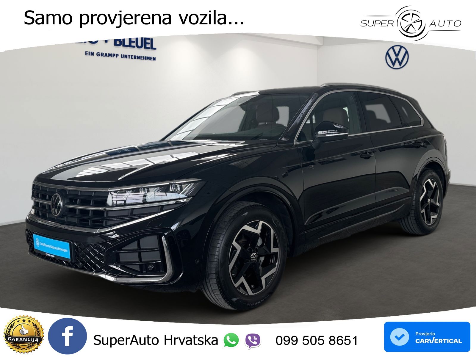 Volkswagen Touareg 3.0 V6 TDI (286 KS) 4MOTION Tiptronic ZRAČNI+ACC+4xGR SJED+KAM