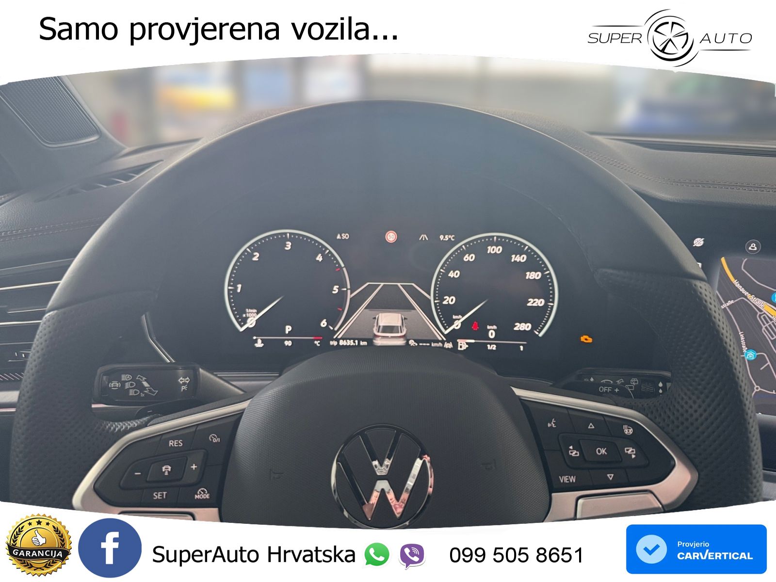 Volkswagen Touareg 3.0 V6 TDI (286 KS) 4MOTION Tiptronic ZRAČNI+ACC+4xGR SJED+KAM