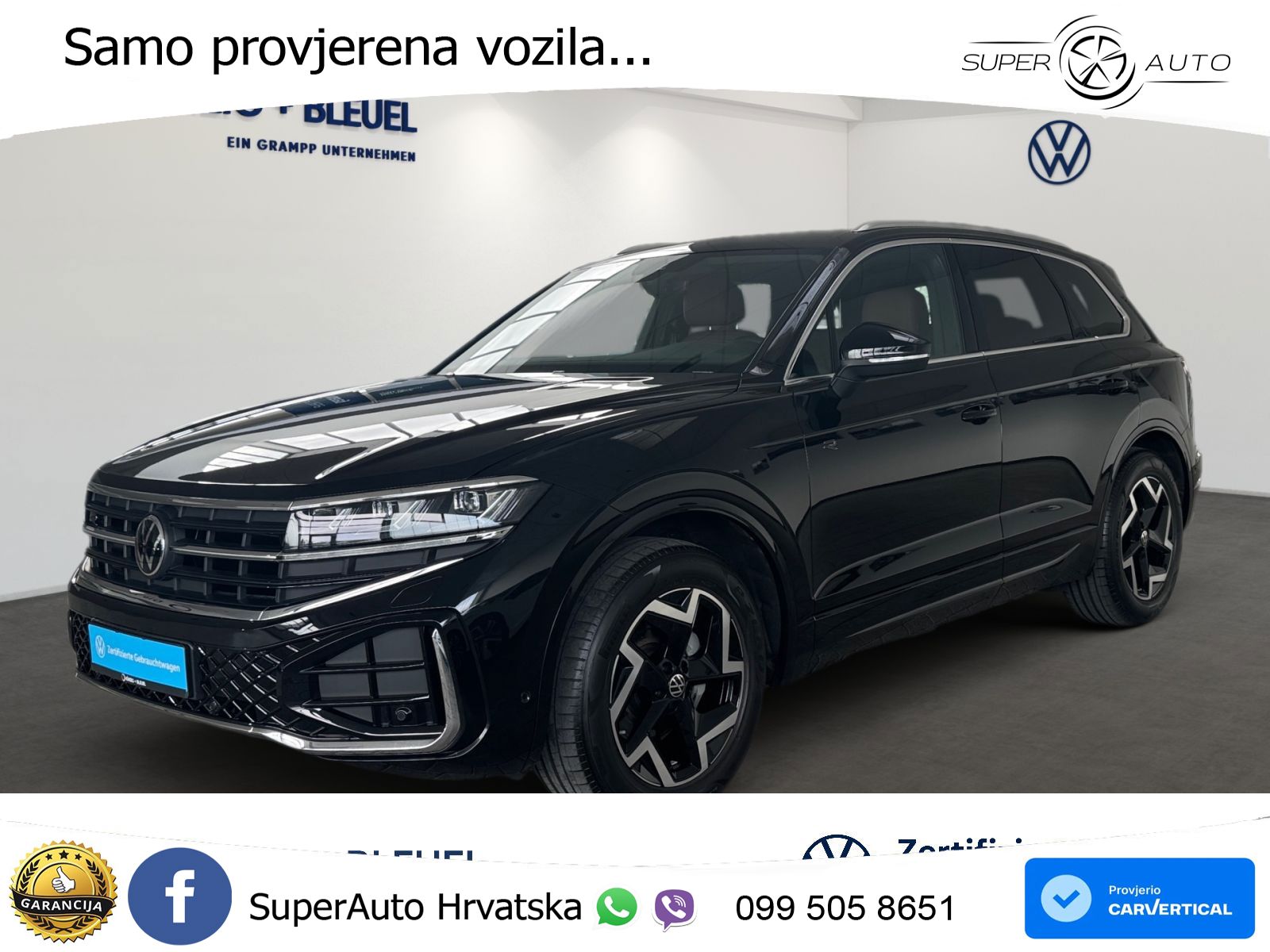 Volkswagen Touareg 3.0 V6 TDI (286 KS) 4MOTION Tiptronic ZRAČNI+ACC+4xGR SJED+KAM