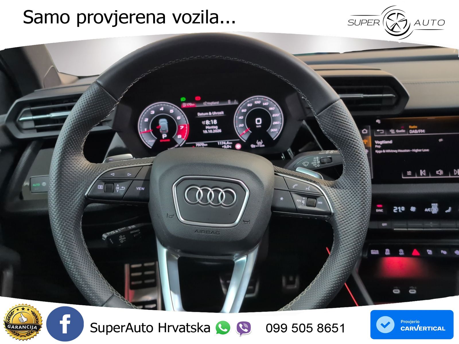 Audi S3 2.0 TFSI (333 KS) quattro S tronic LED+ACC
