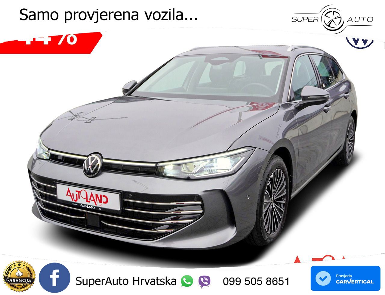 Volkswagen Passat Variant 1.5 eTSI (150 KS) DSG LED+GR SJED+ACC