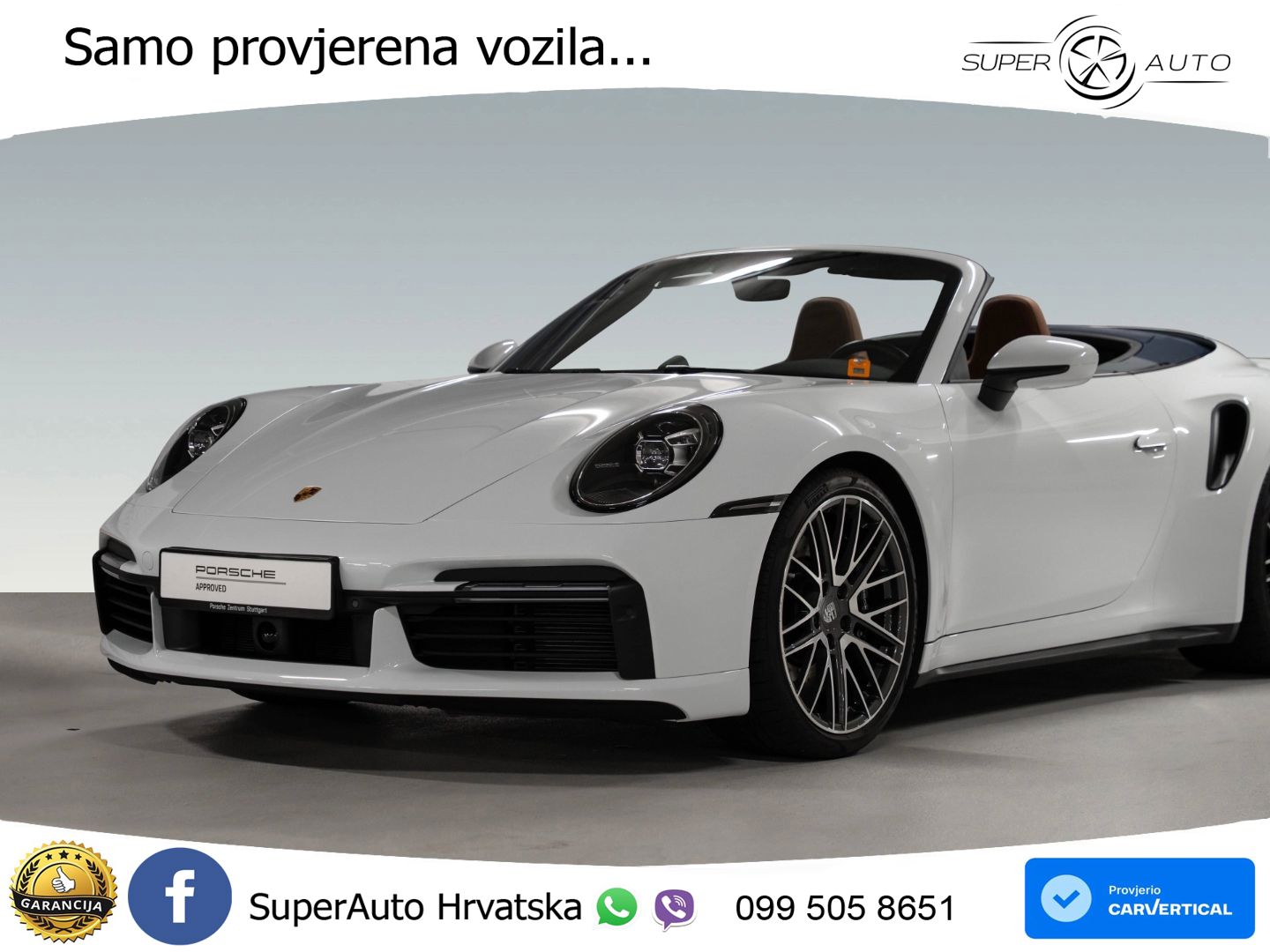 Porsche 911 Turbo Cabriolet 3.8 (580 KS) PDK LED+GR SJED+ACC