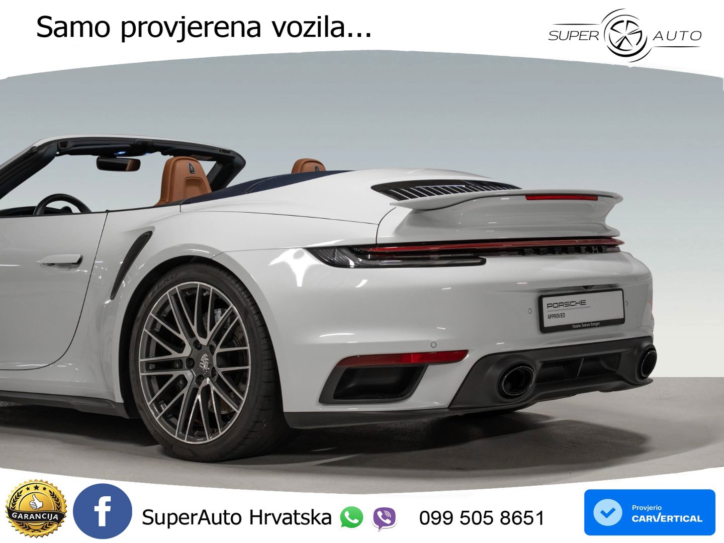 Porsche 911 Turbo Cabriolet 3.8 (580 KS) PDK LED+GR SJED+ACC