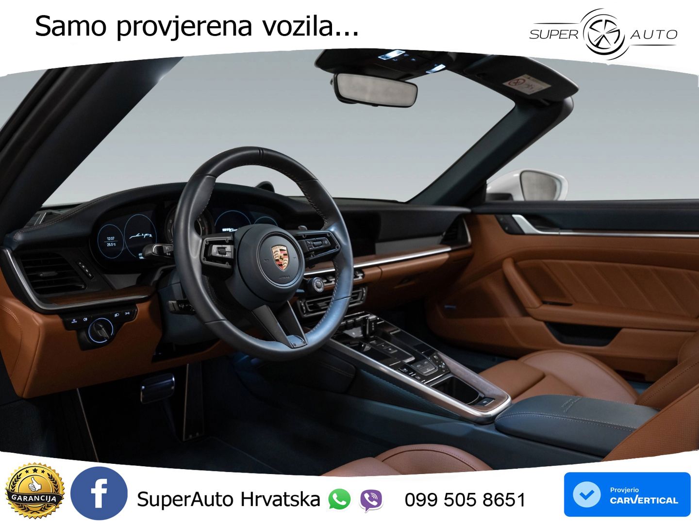 Porsche 911 Turbo Cabriolet 3.8 (580 KS) PDK LED+GR SJED+ACC
