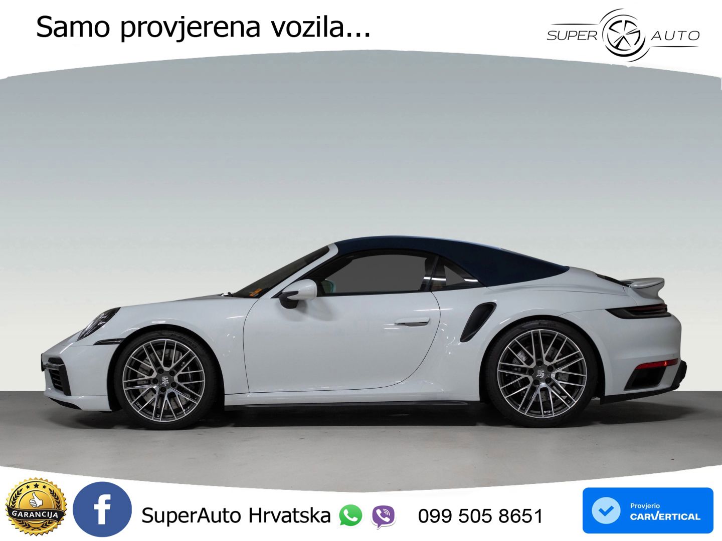 Porsche 911 Turbo Cabriolet 3.8 (580 KS) PDK LED+GR SJED+ACC