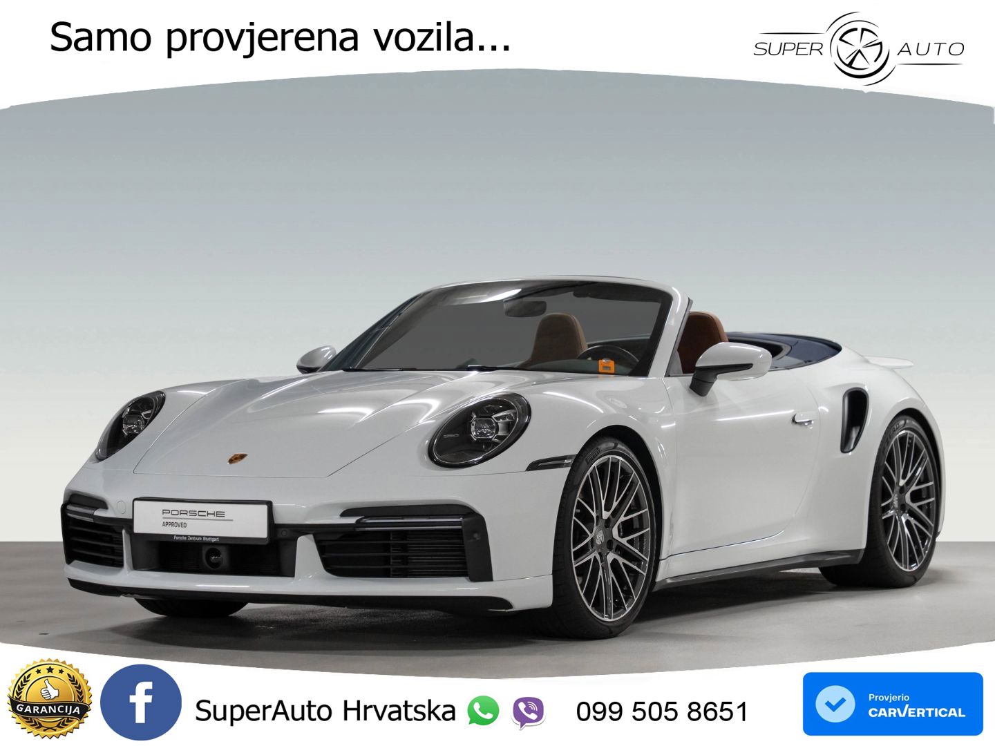 Porsche 911 Turbo Cabriolet 3.8 (580 KS) PDK LED+GR SJED+ACC