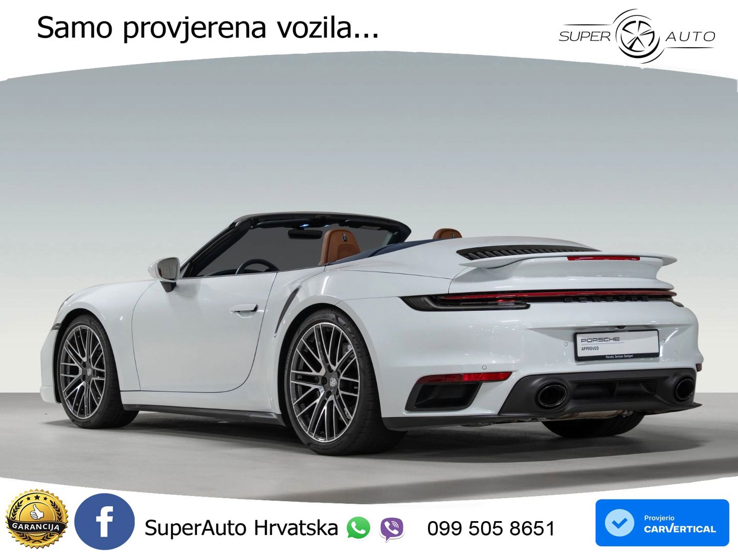 Porsche 911 Turbo Cabriolet 3.8 (580 KS) PDK LED+GR SJED+ACC