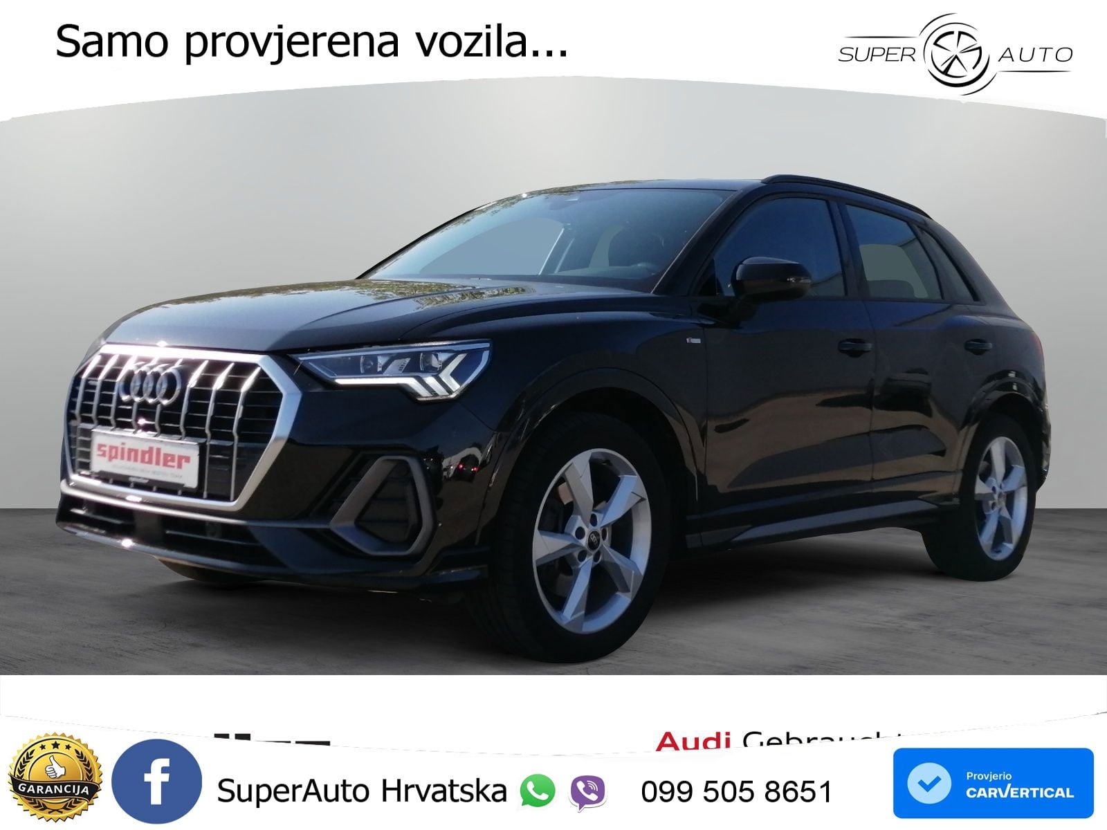 Audi Q3 40 TFSI (190 KS) quattro S tronic S line MATRIX+GR SJED+KAM