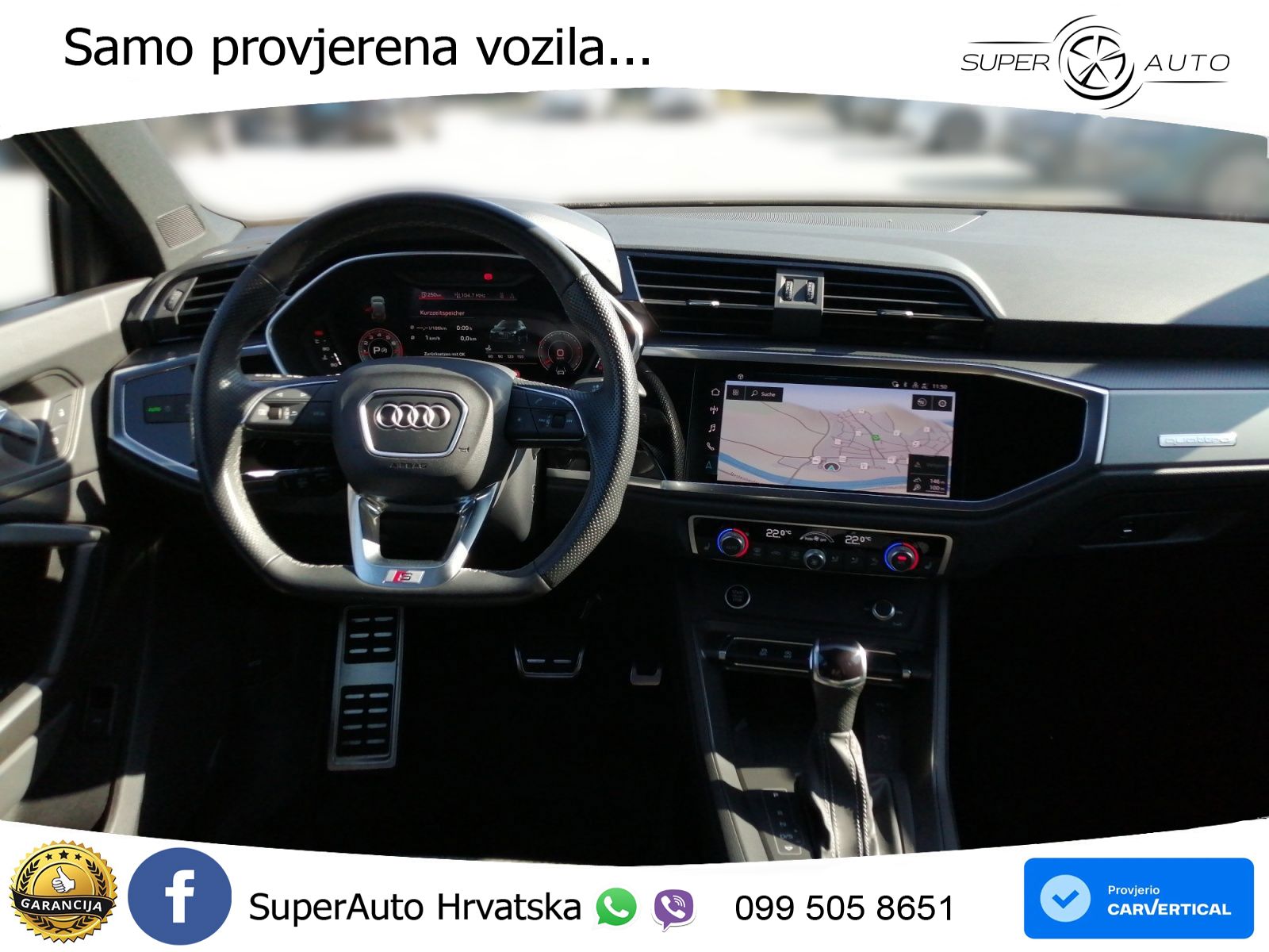 Audi Q3 40 TFSI (190 KS) quattro S tronic S line MATRIX+GR SJED+KAM