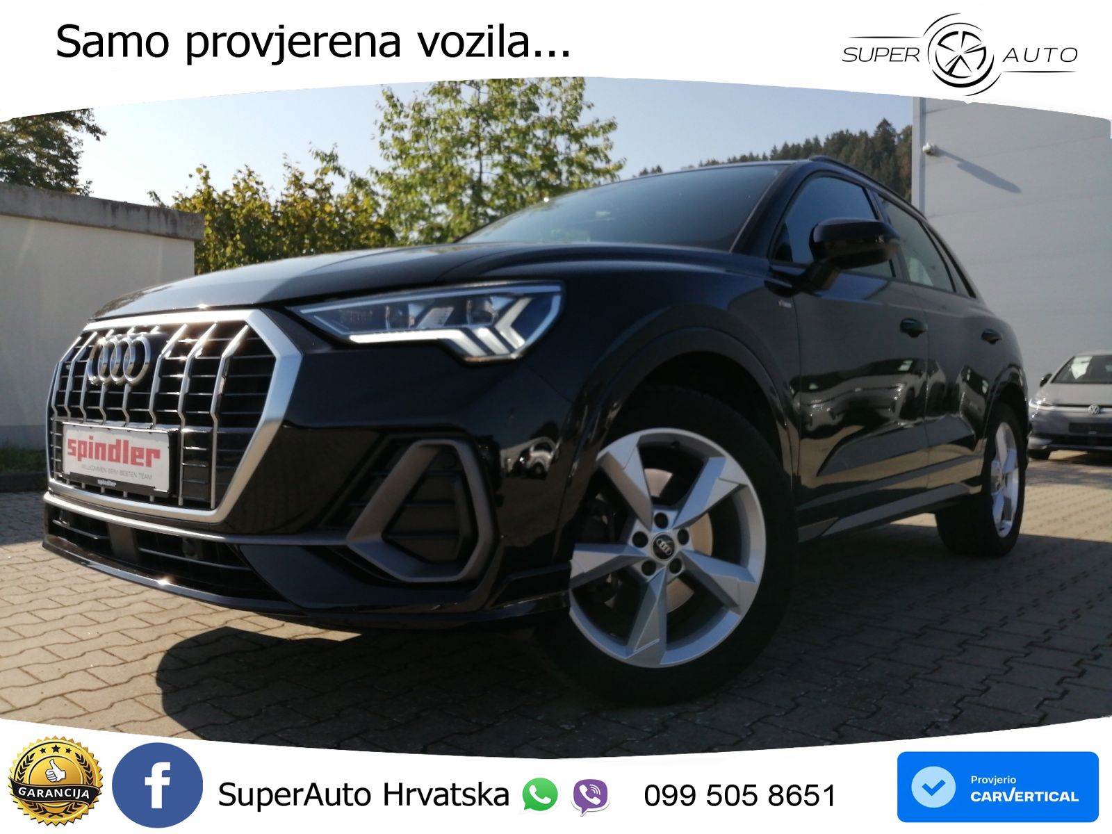 Audi Q3 40 TFSI (190 KS) quattro S tronic S line MATRIX+GR SJED+KAM