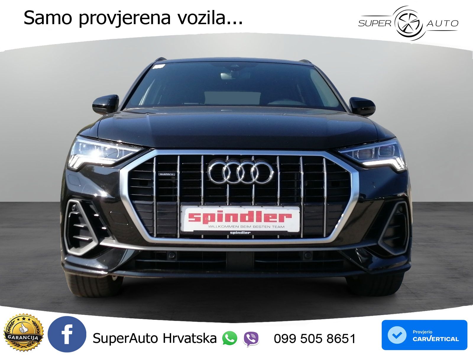 Audi Q3 40 TFSI (190 KS) quattro S tronic S line MATRIX+GR SJED+KAM