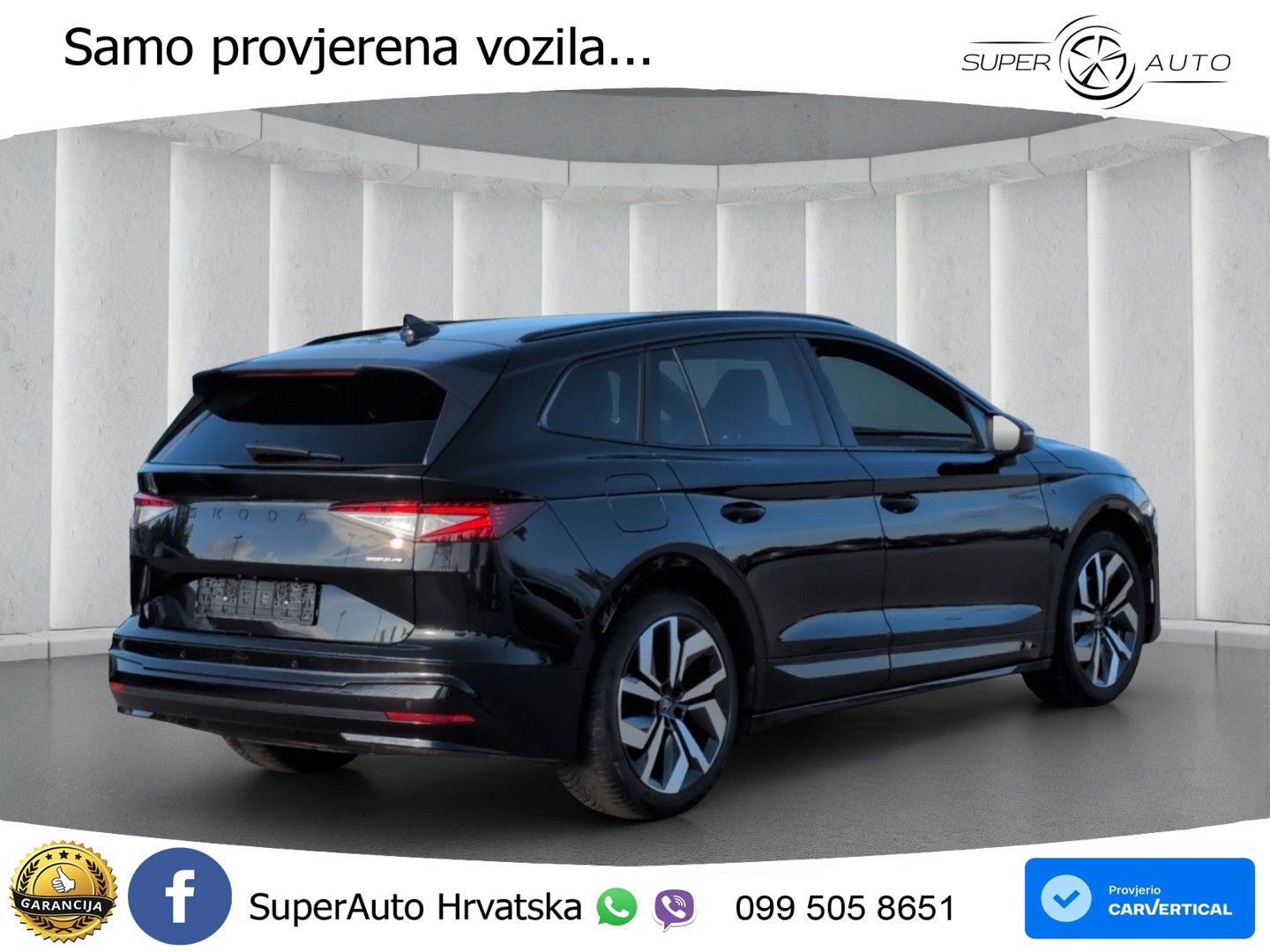 Škoda Enyaq 85 82 kWh (286 KS) SportLine MATRIX+GR SJED+KAM