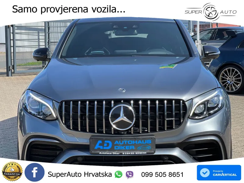 Mercedes GLC Coupe AMG 63 S (510 KS) 4MATIC+ MCT ZRAČNI+ACC+4xGR SJED+KAM