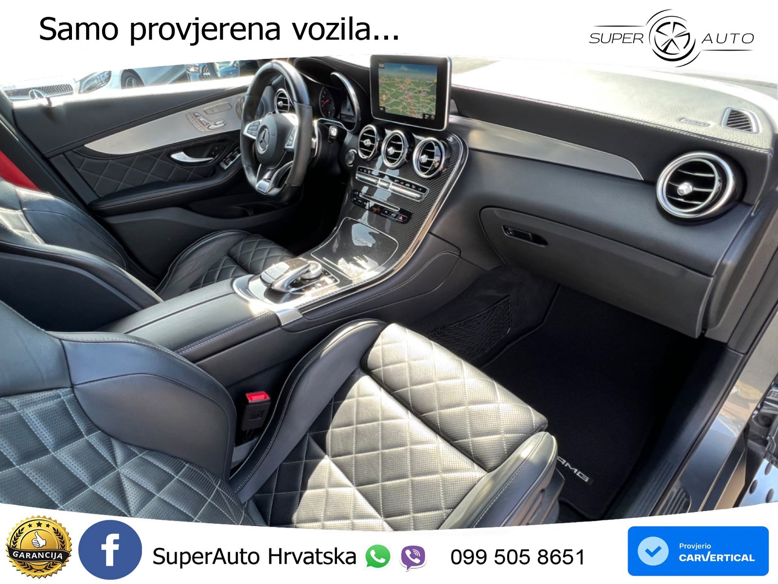 Mercedes GLC Coupe AMG 63 S (510 KS) 4MATIC+ MCT ZRAČNI+ACC+4xGR SJED+KAM