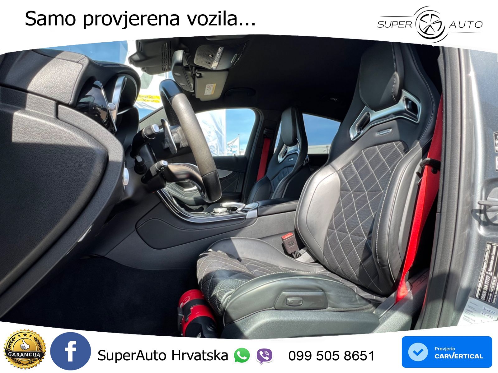 Mercedes GLC Coupe AMG 63 S (510 KS) 4MATIC+ MCT ZRAČNI+ACC+4xGR SJED+KAM