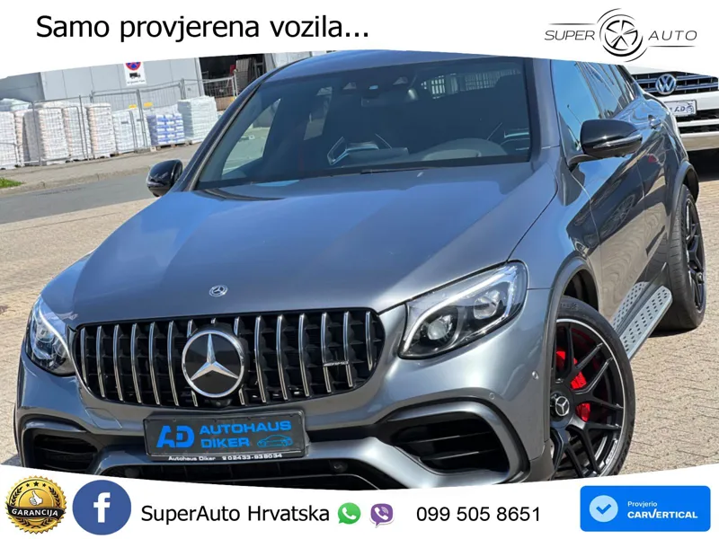 Mercedes GLC Coupe AMG 63 S (510 KS) 4MATIC+ MCT ZRAČNI+ACC+4xGR SJED+KAM