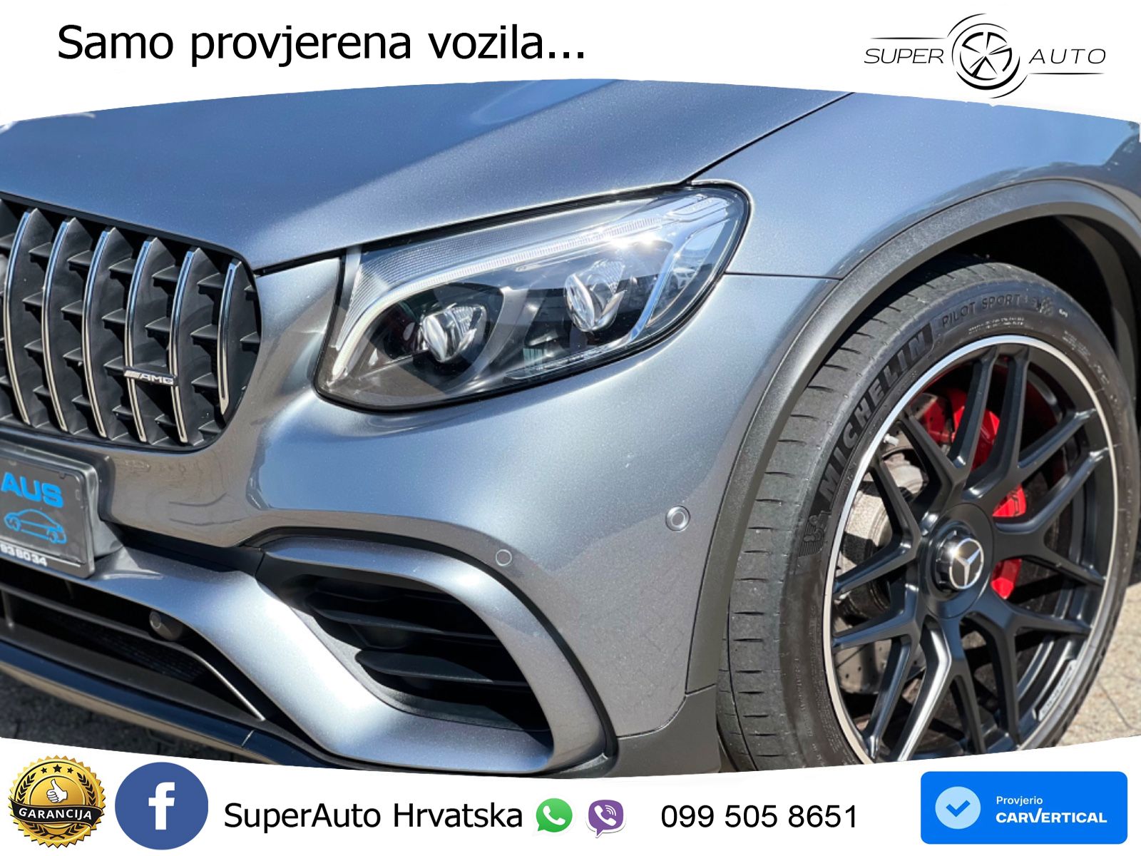 Mercedes GLC Coupe AMG 63 S (510 KS) 4MATIC+ MCT ZRAČNI+ACC+4xGR SJED+KAM
