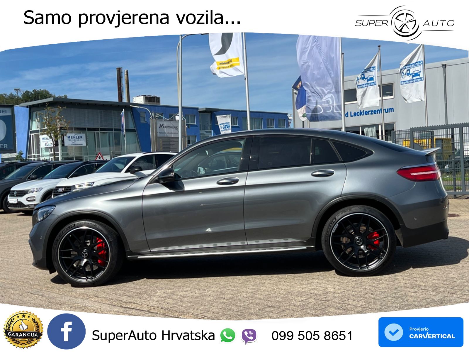 Mercedes GLC Coupe AMG 63 S (510 KS) 4MATIC+ MCT ZRAČNI+ACC+4xGR SJED+KAM