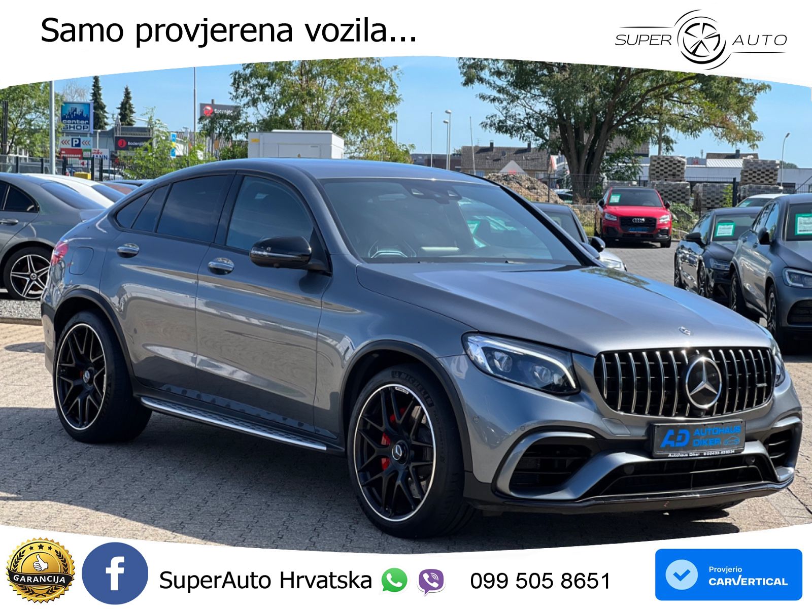 Mercedes GLC Coupe AMG 63 S (510 KS) 4MATIC+ MCT ZRAČNI+ACC+4xGR SJED+KAM