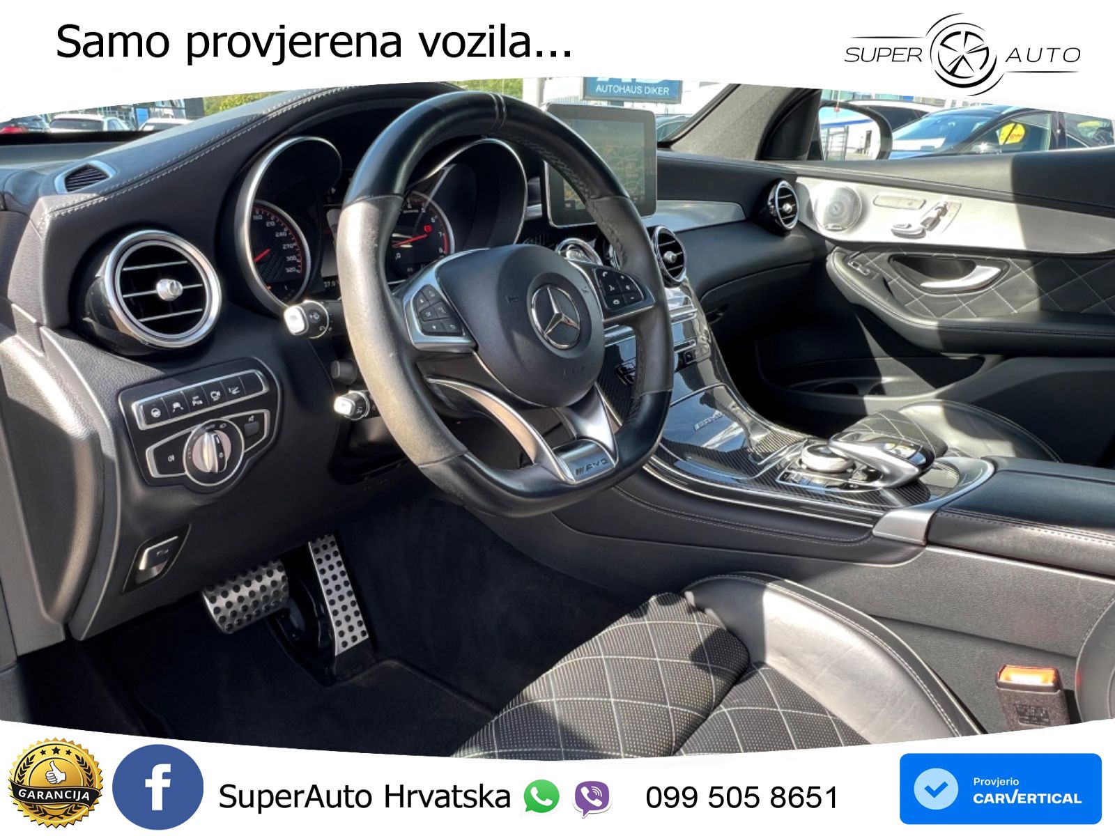 Mercedes GLC Coupe AMG 63 S (510 KS) 4MATIC+ MCT ZRAČNI+ACC+4xGR SJED+KAM