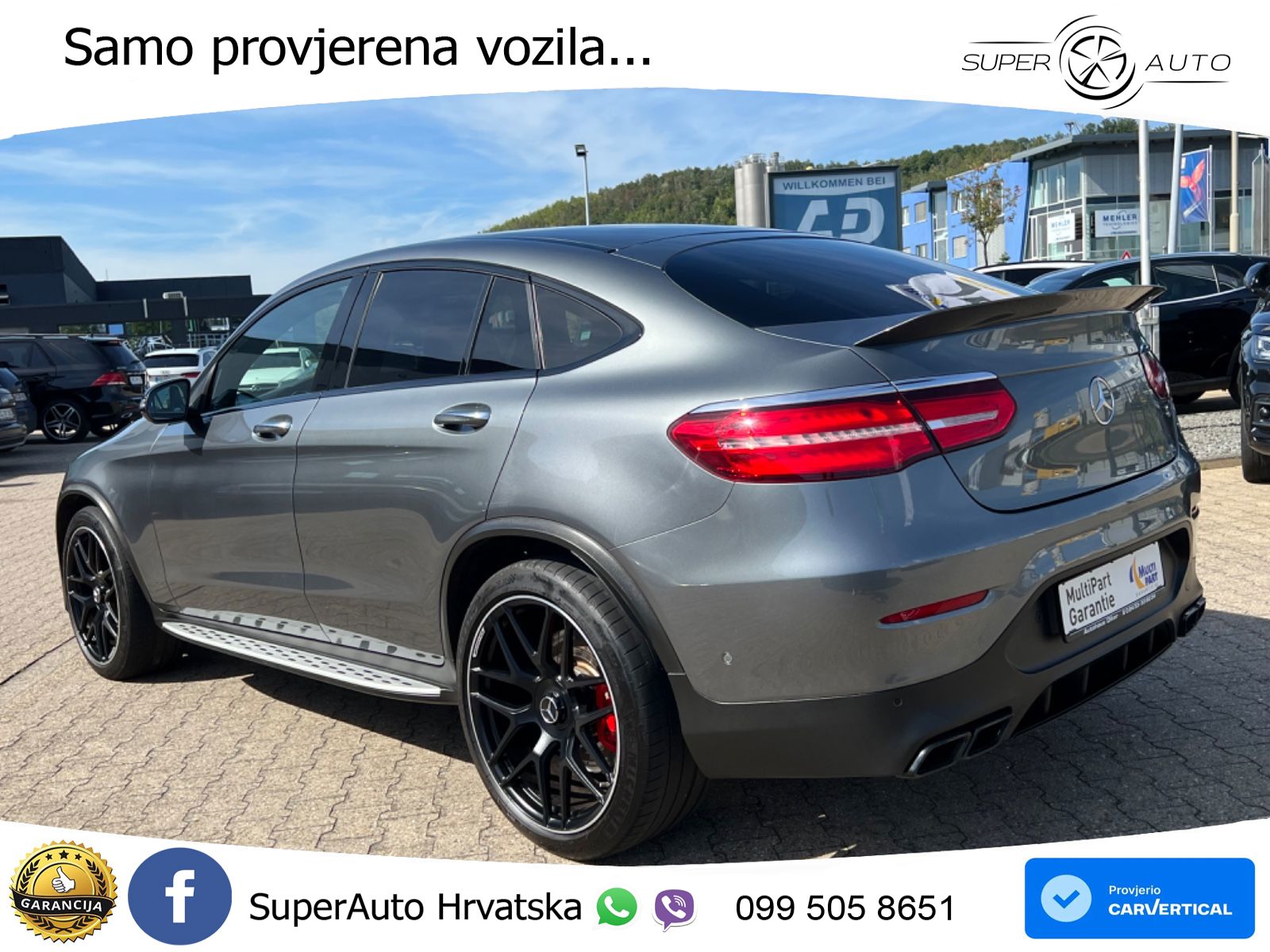 Mercedes GLC Coupe AMG 63 S (510 KS) 4MATIC+ MCT ZRAČNI+ACC+4xGR SJED+KAM